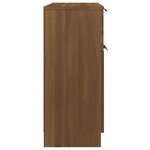 vidaXL Buffet chêne marron 60x30x70 cm Bois d'ingénierie