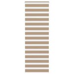 vidaXL Store zèbre marron sable largeur du tissu 65 9 cm polyester