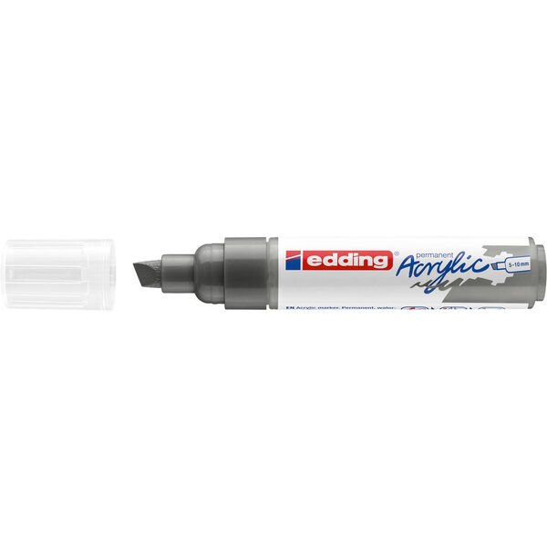 Marqueur acrylique large 5000 anthracite 5-10 mm EDDING