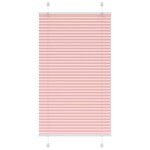 vidaXL Store plissé rose 70x100 cm largeur du tissu 69 4 cm polyester