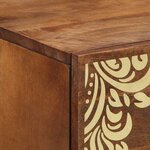 vidaXL Buffet Marron 40 x 33.5 x 75 cm Bois de manguier massif