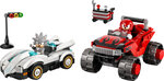 LEGO Sonic the Hedgehog 77118 - Voiture de Silver contre Monster Truck de Knuckles