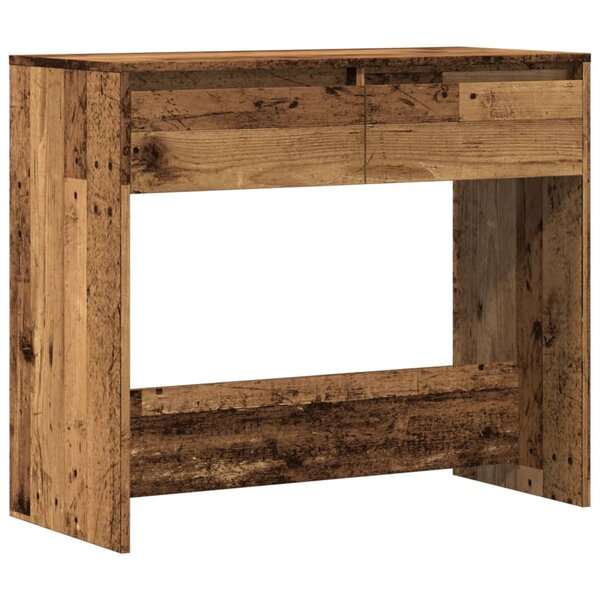 vidaXL Table console vieux bois 89x41x76 5 cm bois d'ingénierie