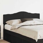 vidaXL Tête de lit Chêne noir 150 cm Bois d'ingénierie