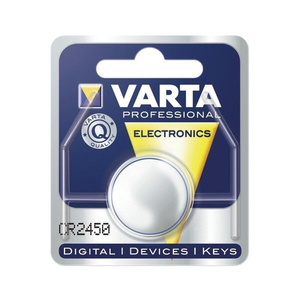 Blister de 1 pile bouton lithium 'Electronics' CR2450 3 0 Volt VARTA