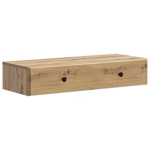 vidaXL Table d'appoint murale 87 5 x 34 5 x 17 cm Bois d'ingénierie