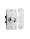 THIRARD - Verrou pour porte d'ameublement  35mm  blanc - THIRARD