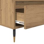 vidaXL Meuble TV avec tiroir Chêne artisanal 100 x 34 5 x 44 5 cm
