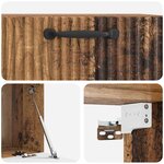 vidaXL Meuble TV mural Bois ancien 59 5 x 41 x 30 cm Bois d'ingénierie