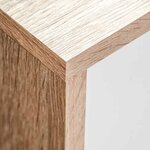 vidaXL Ensemble meuble TV 5 Pièces Blanc et chêne Sonoma 221 x 30 x 80 cm