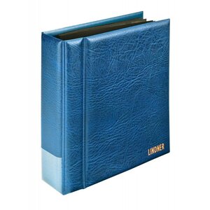 Album Multi-Collect Lindner pour cartes postales avec 30 feuilles. Couleur - Bleu