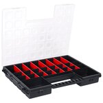 Vidaxl boîtes d'assortiment 5 pcs 385x283x50 mm plastique