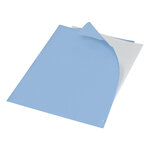 Pochette coin liderpapel polypropylene 180 microns a4  210x297mm capacite 20f        coloris bleu ciel opaque