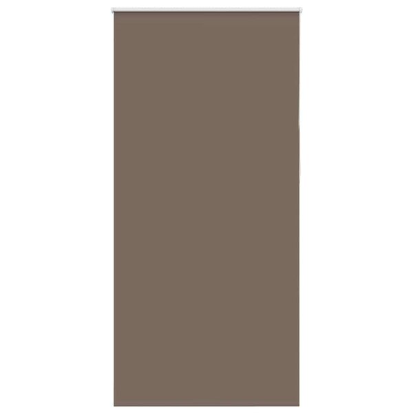 vidaXL Store enrouleur occultant café 115x210cm largeur du tissu