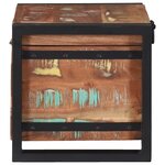 vidaXL Coffres de rangement 40x30x30cm Bois massif de récup'et métal
