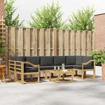 vidaXL Ensemble de canapés d'extérieur 6 Pièces