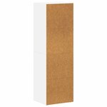 vidaXL Bibliothèque/Meuble TV Blanc 36x30x114 cm Bois d'ingénierie