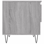 vidaXL Tables basses 2 Pièces sonoma gris 50x46x50 cm bois d'ingénierie