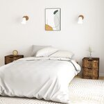 vidaXL Tables de chevet 2 Pièces chêne fumé 40x40x50 cm bois d'ingénierie