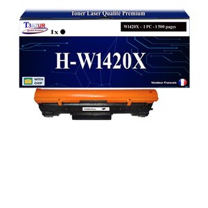 T3AZUR -Toner compatible avec HP W1420X (142X) pour HP LaserJet M109  M109w M110  M110w M111 M111w  M112 M112w