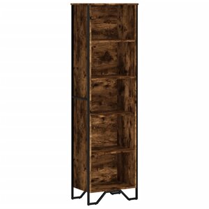 vidaXL Bibliothèque chêne fumé 50x31x169 cm bois d'ingénierie