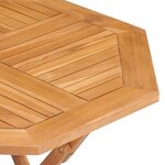 Salon de jardin meuble d'extérieur ensemble de mobilier 5 pièces bois de teck massif 02_0016578