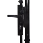 vidaXL Double portail avec haut sous forme de lance 300 x 150 cm