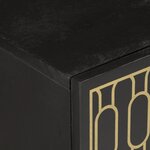 vidaXL Table de chevet 50x33x60 cm bois de manguier massif