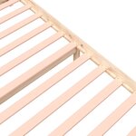 vidaXL Cadre de lit bois massif 135x190 cm double