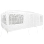 vidaXL Tente de fête Blanc 800 x 400 x 266 cm Polyester  Acier