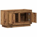 Meuble TV vidaXL en vieux bois 80x35x45 cm en bois aggloméré