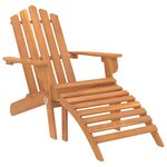 vidaXL Ensemble de salon de jardin Adirondack 3 Pièces bois acacia solide
