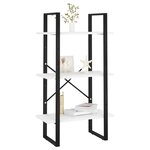 vidaXL Étagère de rangement blanc 60x30x105 cm bois d'ingénierie