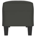 vidaXL Banc Gris foncé 100x35x41 cm Tissu microfibre