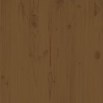 vidaXL Salon de jardin 2 Pièces marron miel bois de pin massif