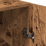 vidaXL Meuble mural vieux bois 30 5x30x90 cm bois d'ingénierie