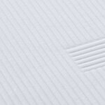 vidaXL Surmatelas Blanc 100 x 200 cm Tissu jacquard
