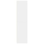 vidaXL Garde-robe Blanc 50x50x200 cm Bois d'ingénierie