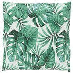 vidaXL Ensemble de coussins de palette en 2 pièces motif feuillage en tissu Oxford