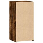 vidaXL Buffet chêne fumé 45x42 5x93 cm bois d'ingénierie