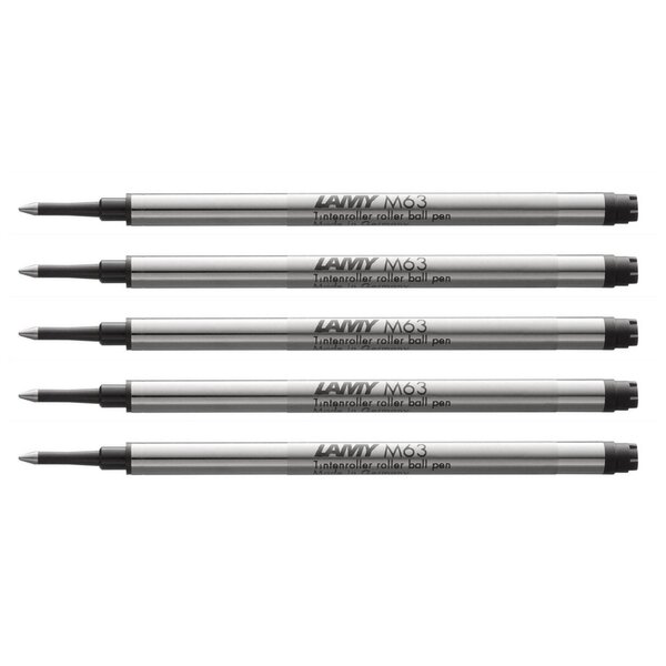 Recharge pour Stylo Roller M63 Pointe Moyenne Noir x 5 LAMY