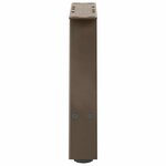 vidaXL Pieds de table basse en forme de A  2 pièces  50 x (30-31) cm  acier