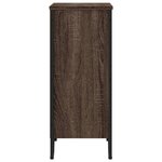 vidaXL Bibliothèque chêne marron 80x31x74 5 cm bois d'ingénierie