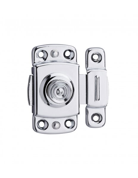 THIRARD - Verrou pour porte d'ameublement  30mm  laiton chromé - THIRARD