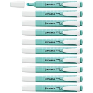 Surligneur Swing Cool Pastel Edition -Touche de Turquoise x 10 STABILO