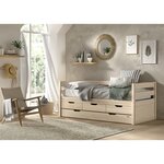 Lit capitaine Margrit 90x200 avec rangements