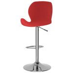 vidaXL Tabourets de bar lot de 2 rouge bordeaux velours