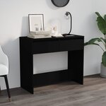 vidaXL Table console Noir 89x41x76 5 cm Acier