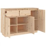 vidaXL Buffet 110x34x75 cm bois massif de pin