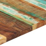 vidaXL Dessus de table rectangulaire 60x120 cm 25-27 mm Bois récupéré